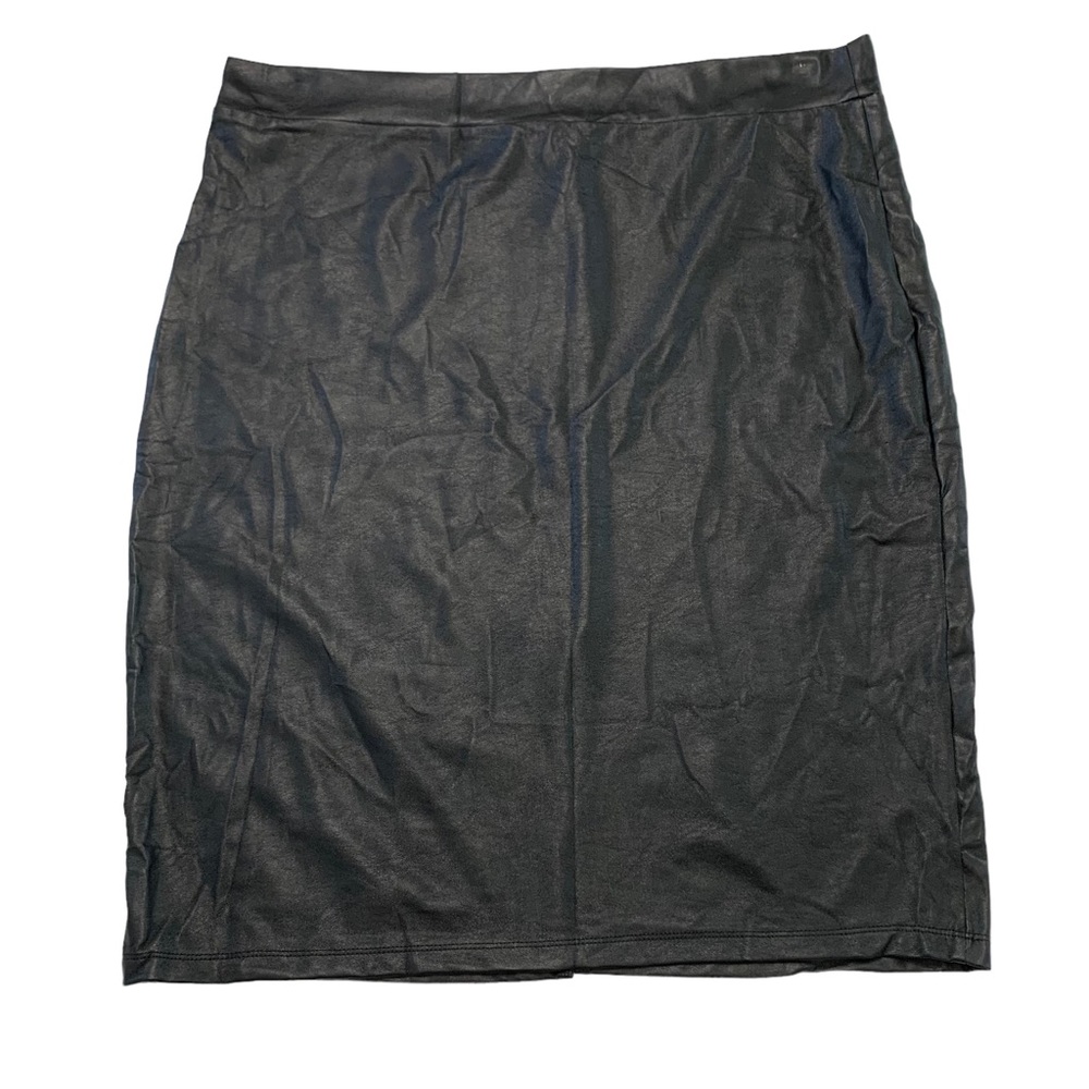 DOUBLJU Stretch Liquid Pencil Skirt Sz XXL